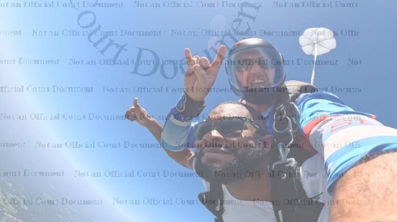 Alfred Montgomery skydiving